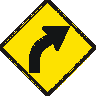 Image of a Curve sign