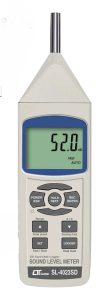 Sound level meter with digital display