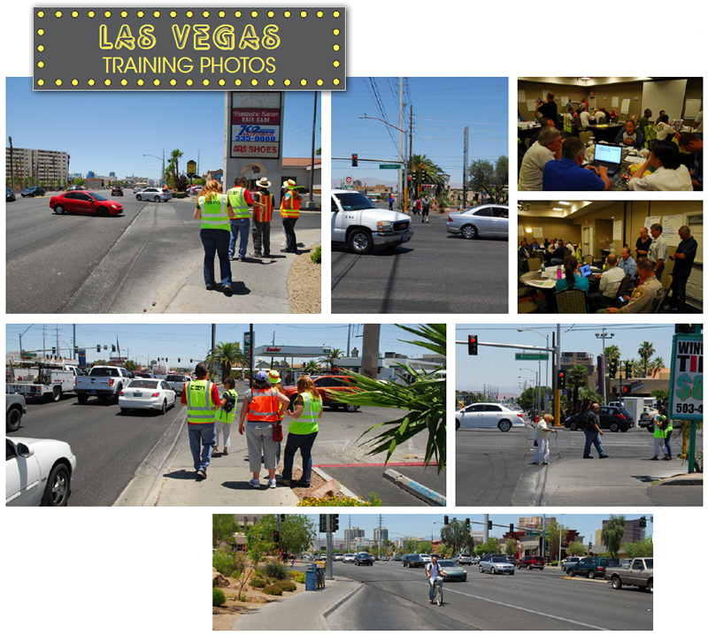 Collage of photos from the Las Vegas RSA Train-the Trainer Workshop.
