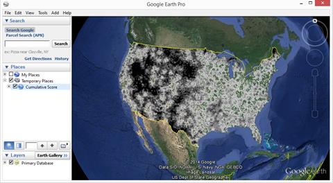 Screenshot: Google Earth Pro