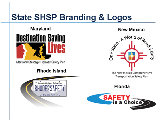 Figure 6.1 SHSP Logos and SLogans