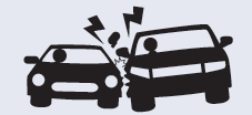 Image: illustration of to cars crashing