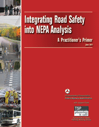 Image - Cover of the FHWA Integrating Road Safety into NEPA Analysis Primer.