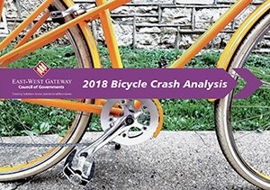 Cover image of the 2018 Bicycle Crash Analysis report.