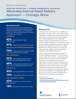 Screenshot of Chicago factsheet.
