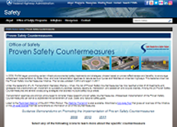 Screenshot of Safety Countermeasures website.