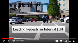 Screenshot of video reads Leading Pedestrian Interval (LPI).