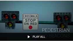 Screenshot shows a pedestrian hybrid beacon.