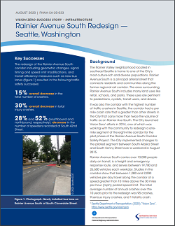 Screenshot of Seattle factsheet.